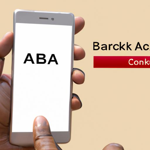 Người dùng tìm kiếm mã chi nhánh ngân hàng ACB trên thiết bị di động.